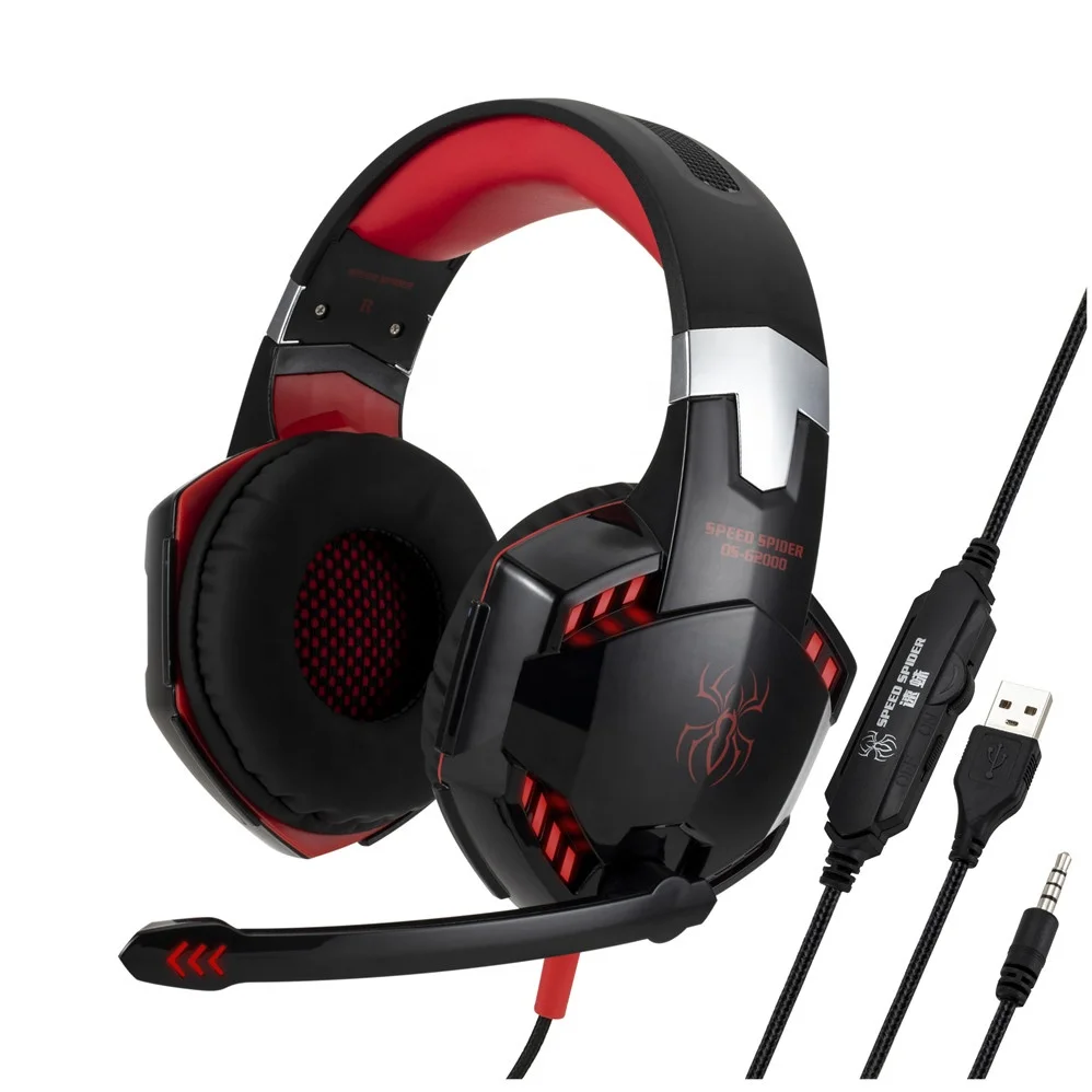Best Quality Manufacture Gaming Headset Wired with Microphone Fone de Ouvido Computer ps4 Audifonos Stereo Gamer Headphones