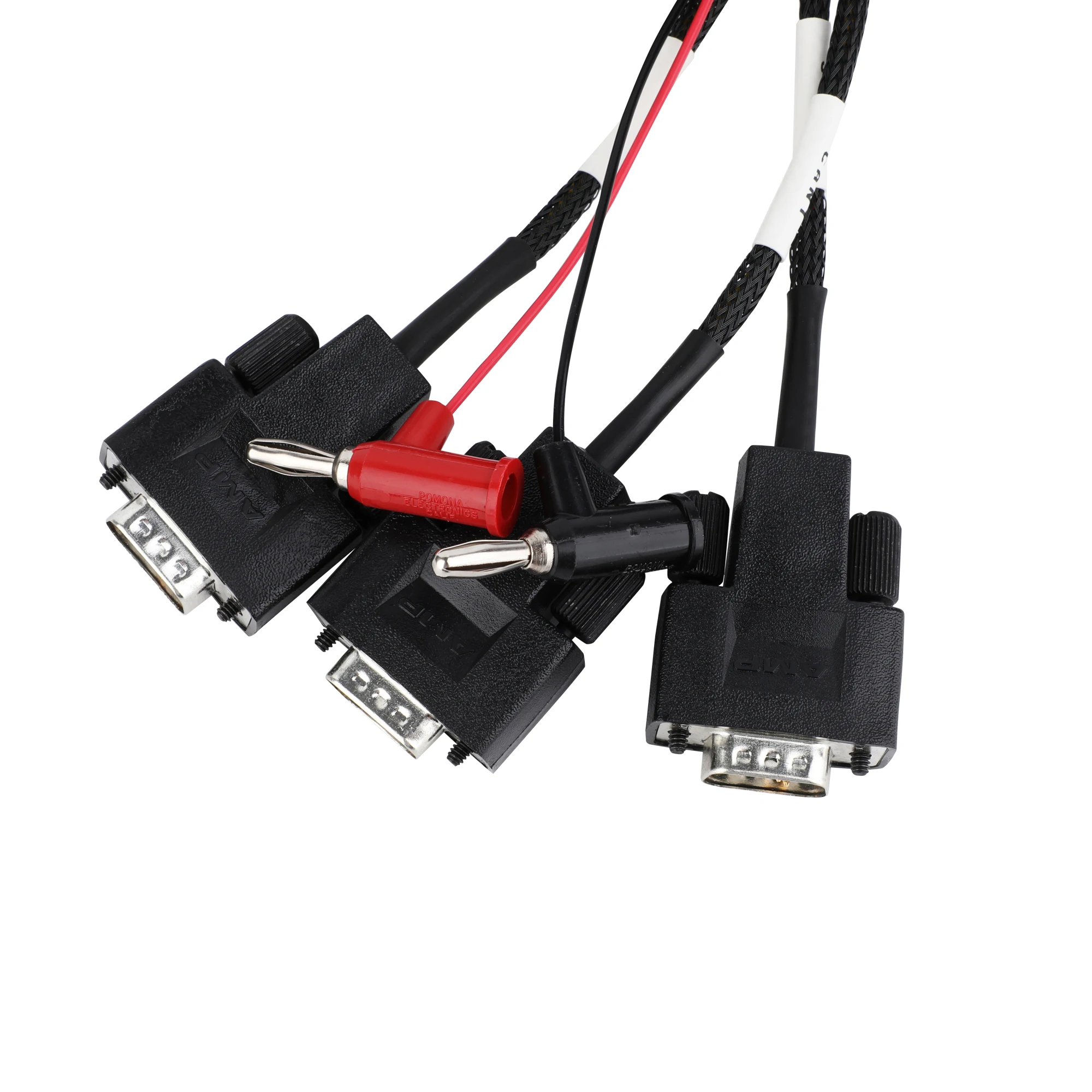 Factory Custom Black OBD2 OBDII OBD plug connector DB15Pin Y cable