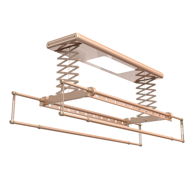 new arrival smart clothes hanger dryer rack automatic lifting & dropping laundry drying rack clothing rack folding clothes line