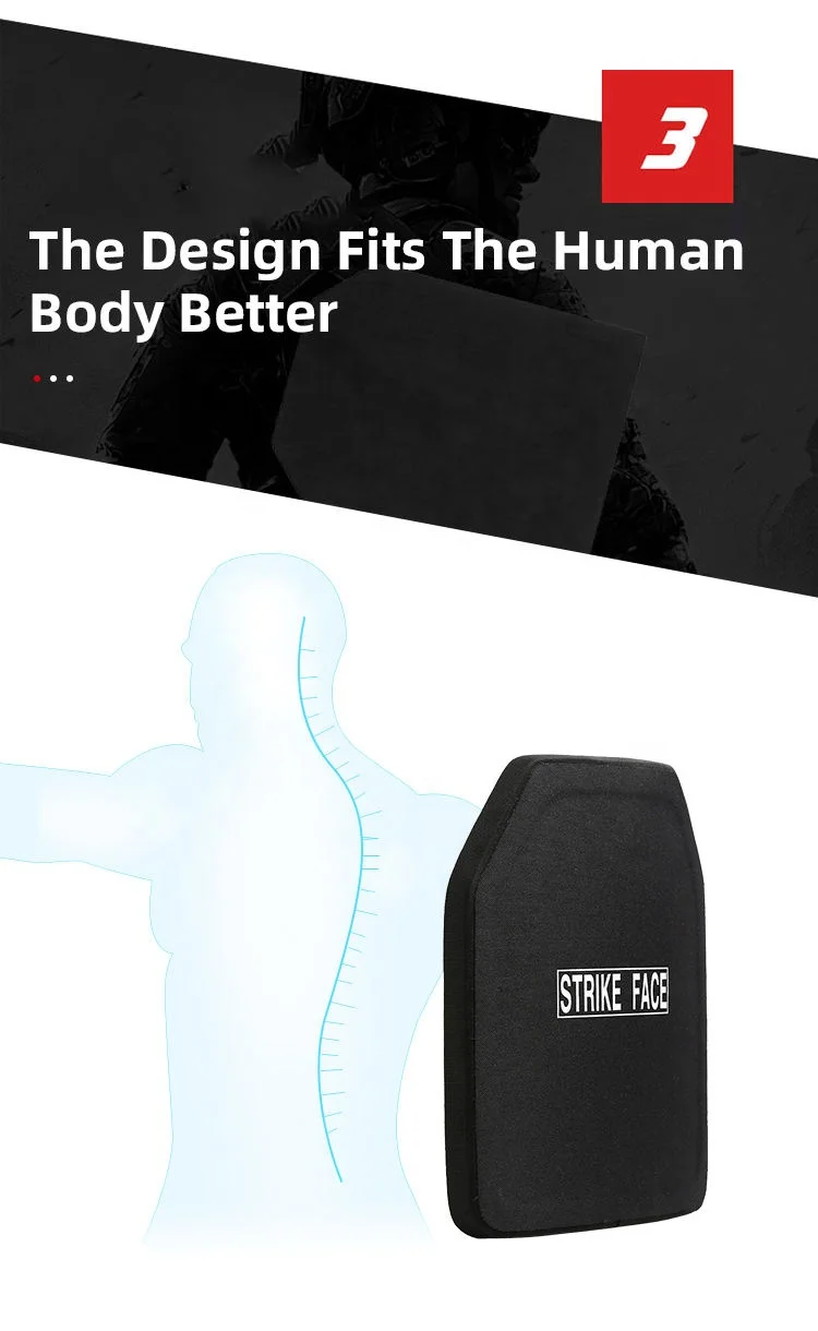 High Quality Alumina Ceramic Plate Level III ICW IIIA Vest