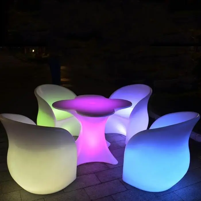 16 Rgb меняющее цвет освещение для одного дивана и кофейного столика в форме цветка романтическая светящаяся светодиодная мебель сада клуба