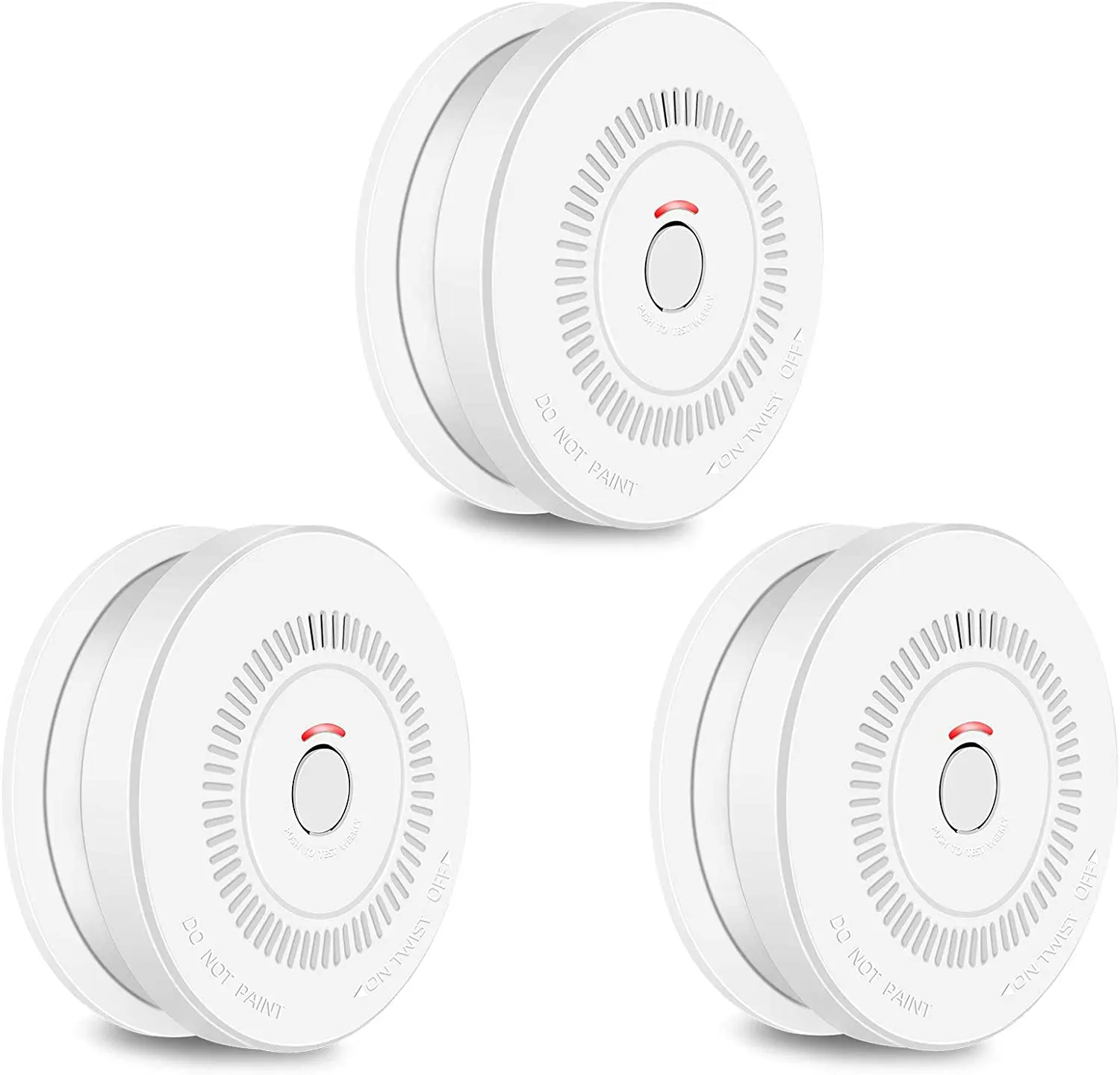 14-YEAR FACTORY residential replaceable battery type fire alarm smoke detector