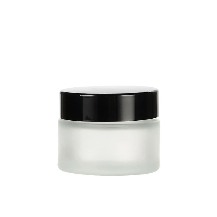 5g 10g 15g 20g 30g 50g 100g Empty Cosmetic Cream Amber Glass Jar clear frosted glass jar