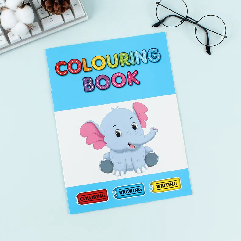 Educational kids drawing  paper board book stencil drawing set kit for kids