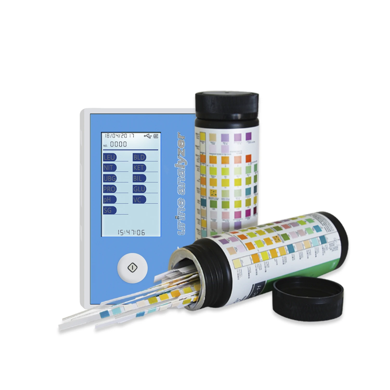 
11 parameters ultra-portable design urine analyzer for vet use 
