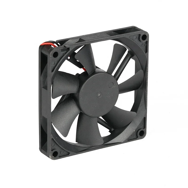 GX8015 12V/24V 80x80x15mm MEIXING DC Axial Fan Ball Sleeve Plastic Case Plastic Fan Blade Back High Speed Cooling Radiastor Fan