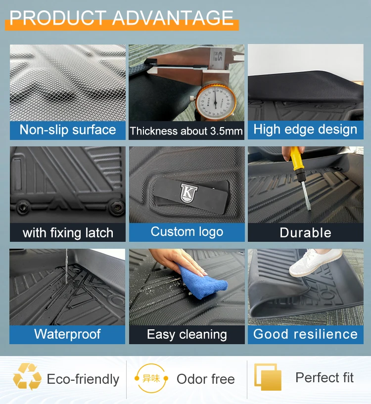 Hot Sale High Quality 3D TPE Car Floor Mat Use For MG MG5 2021