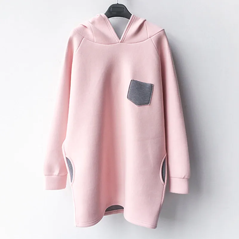 
New Autumn Winter Maternity Women Rabbit Ears Hooded Sweater Casual Loose Hoodies Plus Size 