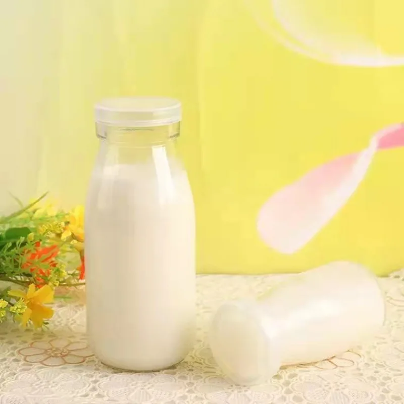 Empty 250ML 300ML 500ML Milk Bottle Glass Drinking Bottle Beverage Glass Bottle