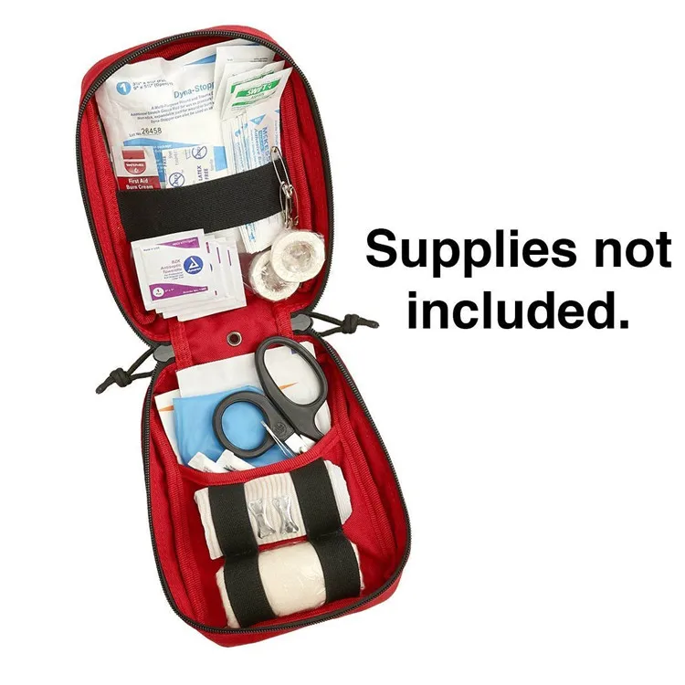 Tactical MOLLE EMT Medical First Aid IFAK Utility Pouch (Bag Only)  DYT-050 Red