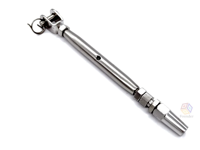 3016 Stud terminal Stainless Steel 304 wire rope fitting Cable Jaw terminal Swage stud