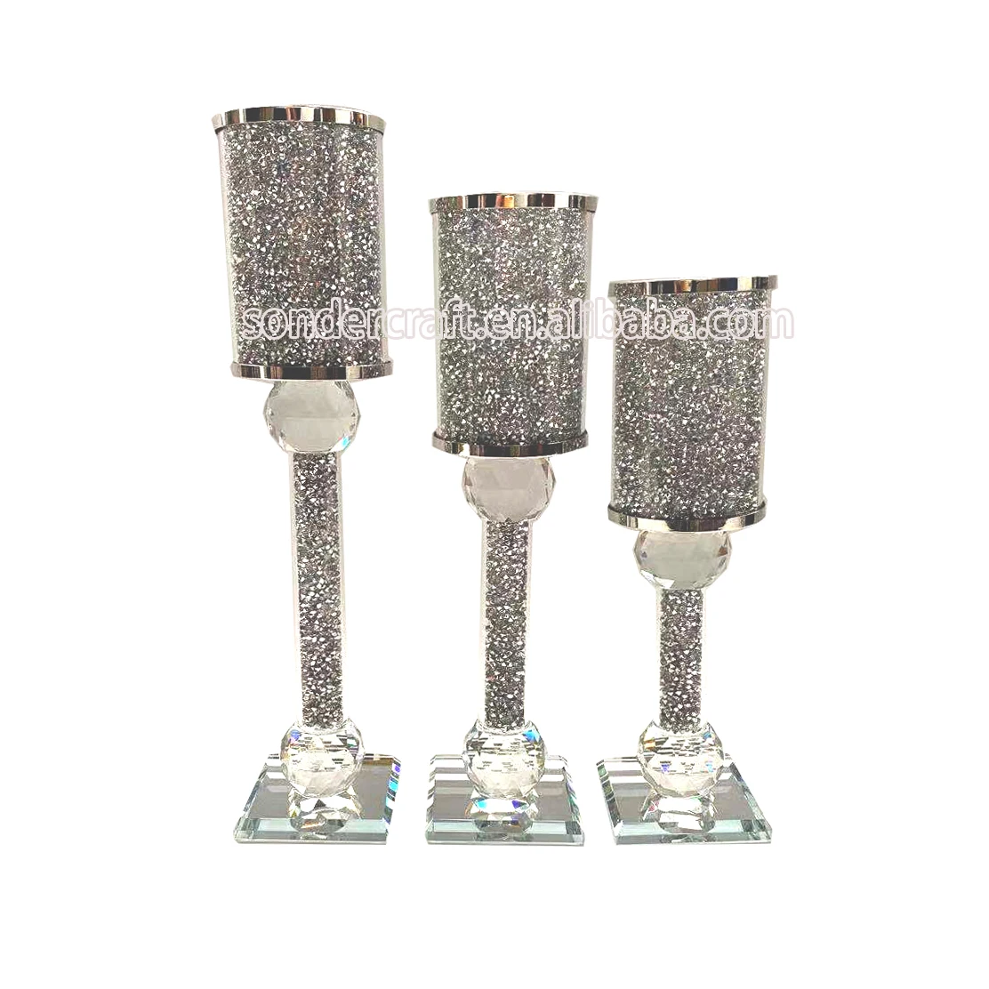 Модный дизайн OEM Доступный Цветной Стеклянный Подсвечник