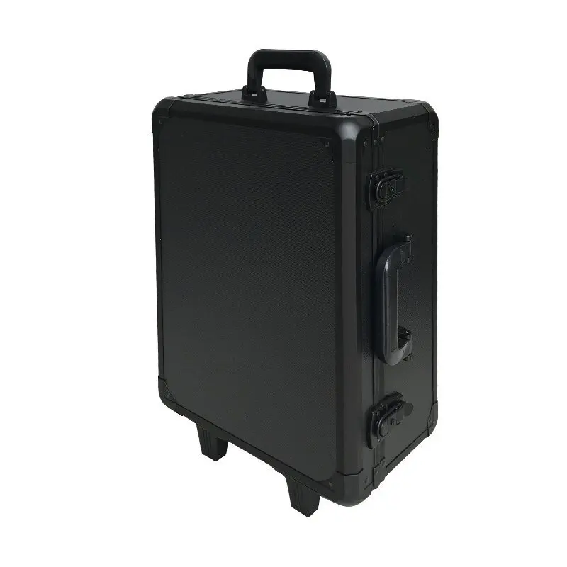Professional Factory Aluminum Tool Case with Wheels and Handle