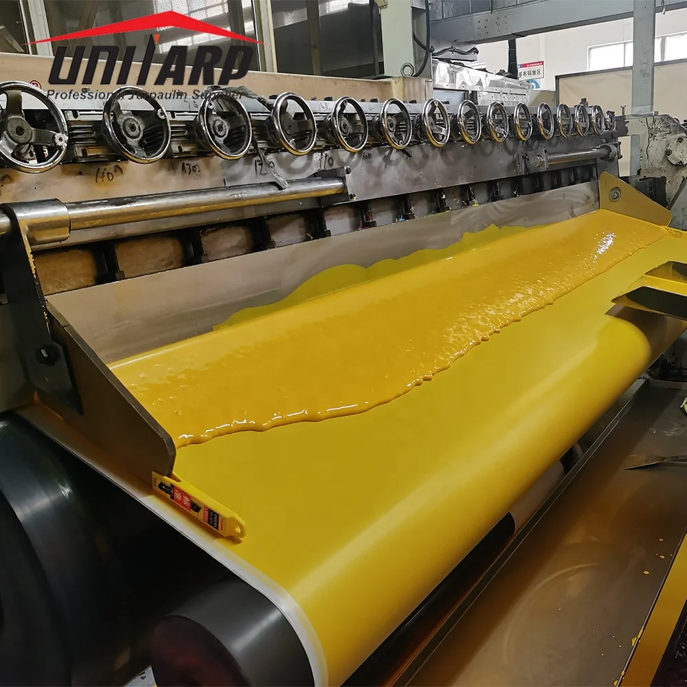 2.18 m 1100Dex 650gsm M2 Classification without Phthalate PVC Knife Scraped Tarpaulin