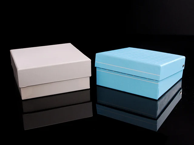 Lab Cryogenic Storage Boxes Cardboard Storage Freezing Box For Cryo Tube