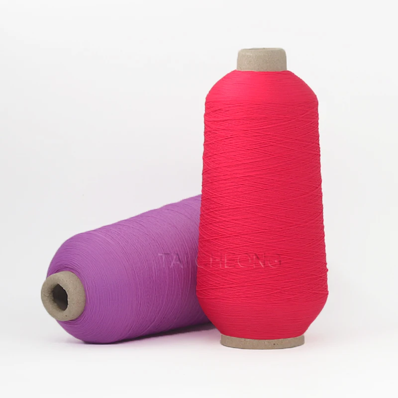 
Colorful Nylon high-stretch yarn 100D for elastic webbing or hemming-stitch 