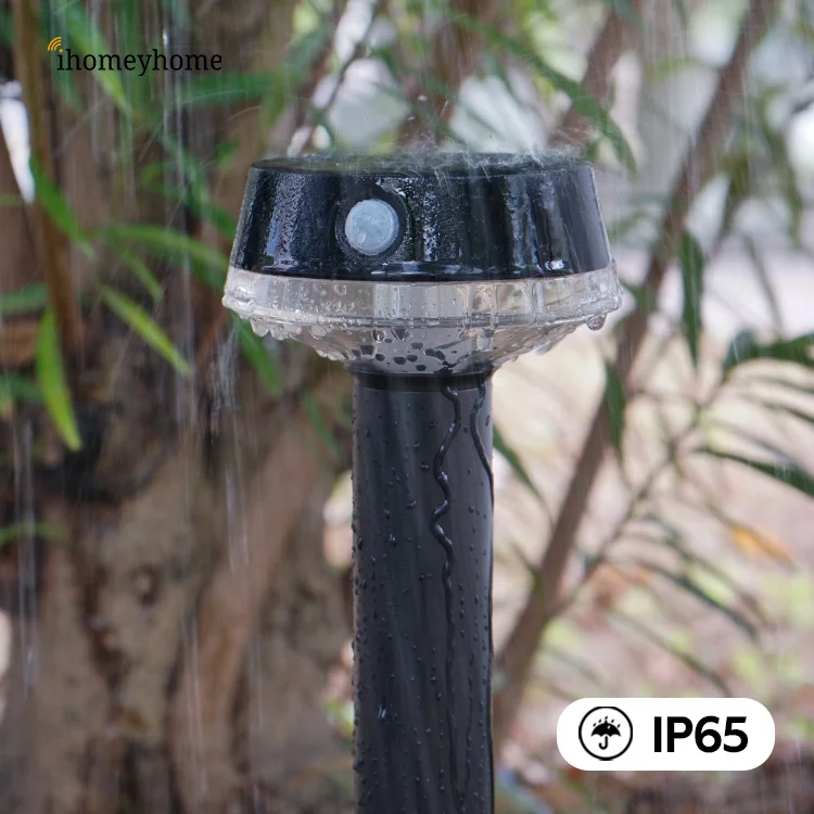 [2 Units Packed] Waterproof Solar Stake Light Outdoor Decorative Solar LED Bollard Pathway Light for Landscaping Lawn