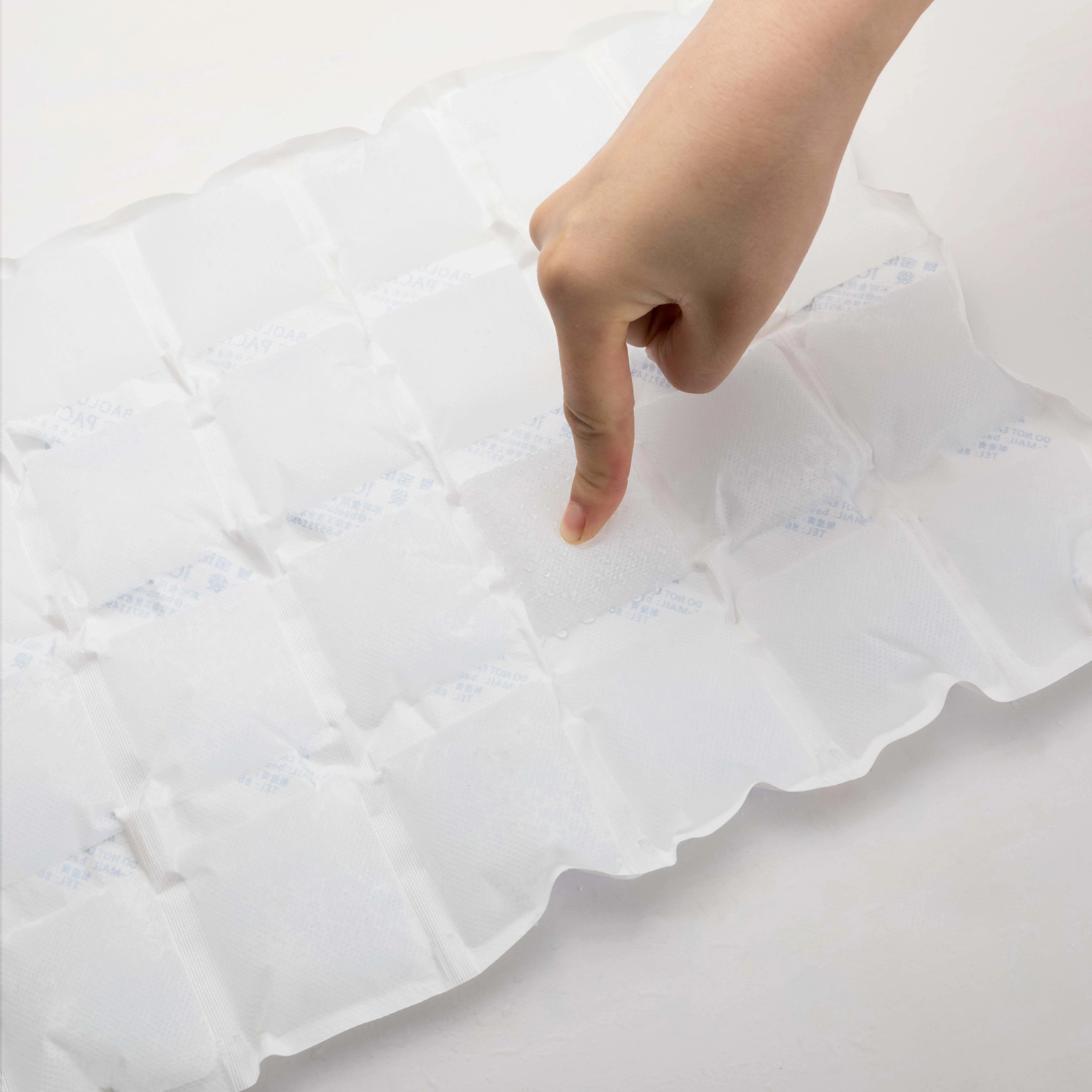 BAOLUN reusable freezer dry ice cold packs ice pack sheet absorption water fabric