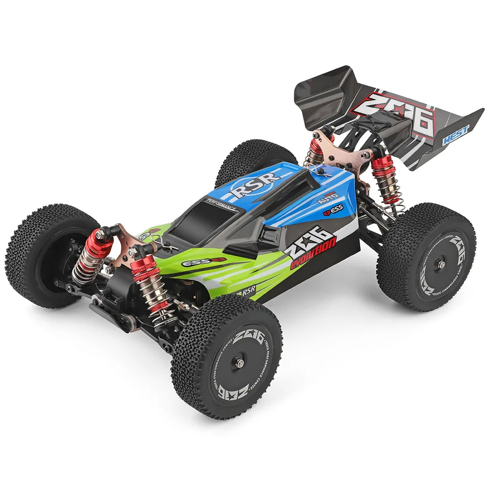 Wltoys 144001 Rc автомобиль 4WD сплав 60 км/ч высокоскоростной Радиоуправляемый багги хобби модель автомобиля