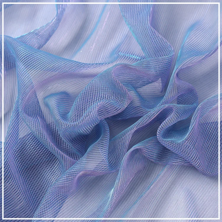 Shoes decoration bags and suitcases 100% polyester shinny stretch glitter Lurex diamond mesh knit moonlight fabric