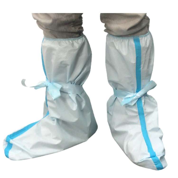 
pp plus pe protective level 4 aami boot cover protector waterproof covers shoes ASTM F1671M 