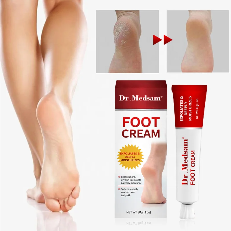 Private Label Foot Cream Skin Healing Ointment For Repair Cracked Heels And Dry Feet Lotion