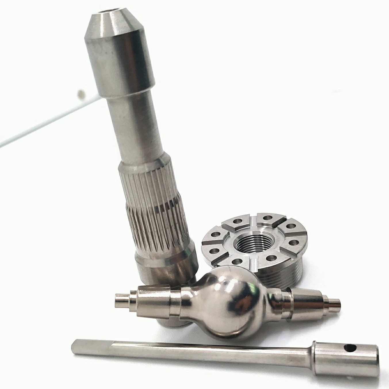 Custom Titanium Gr2 Gr5 Gr23  M5-M30 CNC  Precision Fasteners CNC Machined service