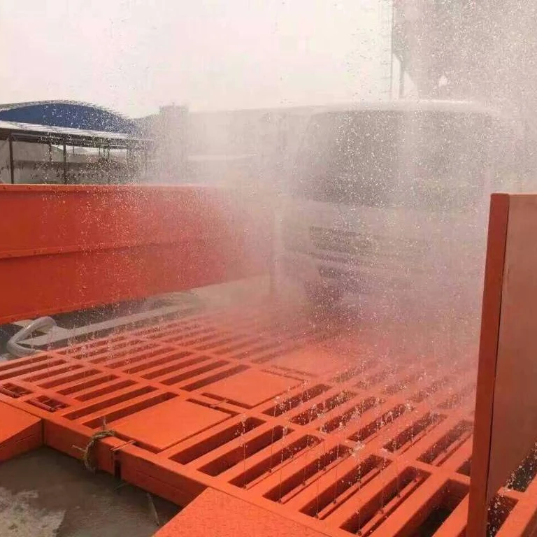 Automatic light car washing turbine construction site automatic mud washing platform large truck tire washing machine