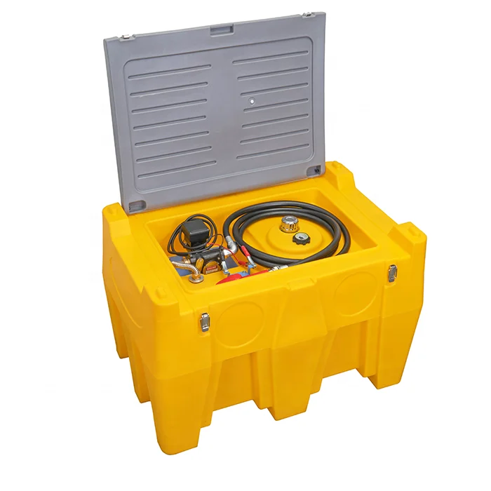 480л Полиэтиленовый Бак для транспортировки дизельного топлива оборудованный блоком Перекачки Топлива