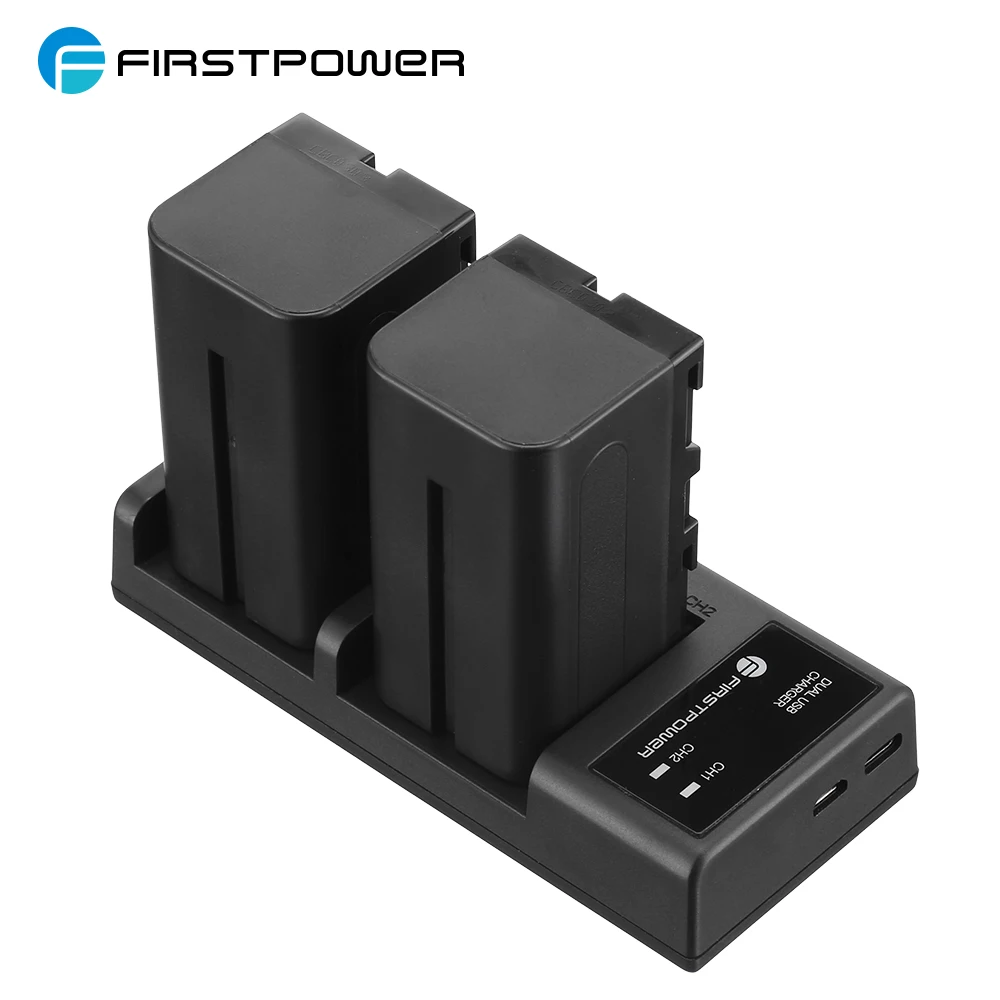 Replacement NP-F750 7.4v 5600mAh Lithium ion Rechargeable Digital Batteries With Charger