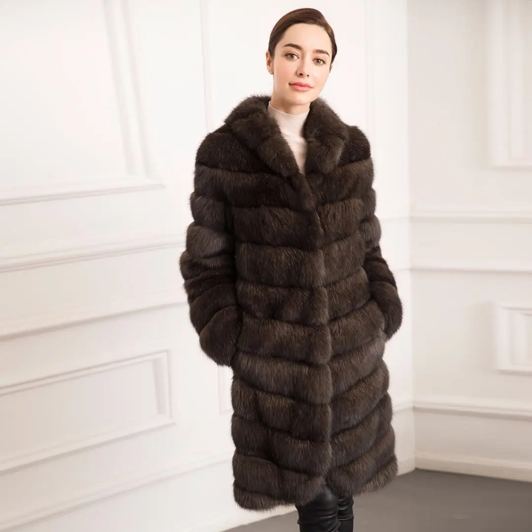 womens winter warm girls coat coats design long jacket  jackets for women faux fox fur coat  Factory price Shenzhen Lily Cheng