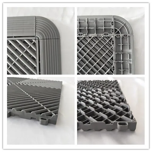 
OEM and ODM injection molding for Car wash grate floor/garage floor tiles/plastic flooring grills garage wash flooring HOTSALE 