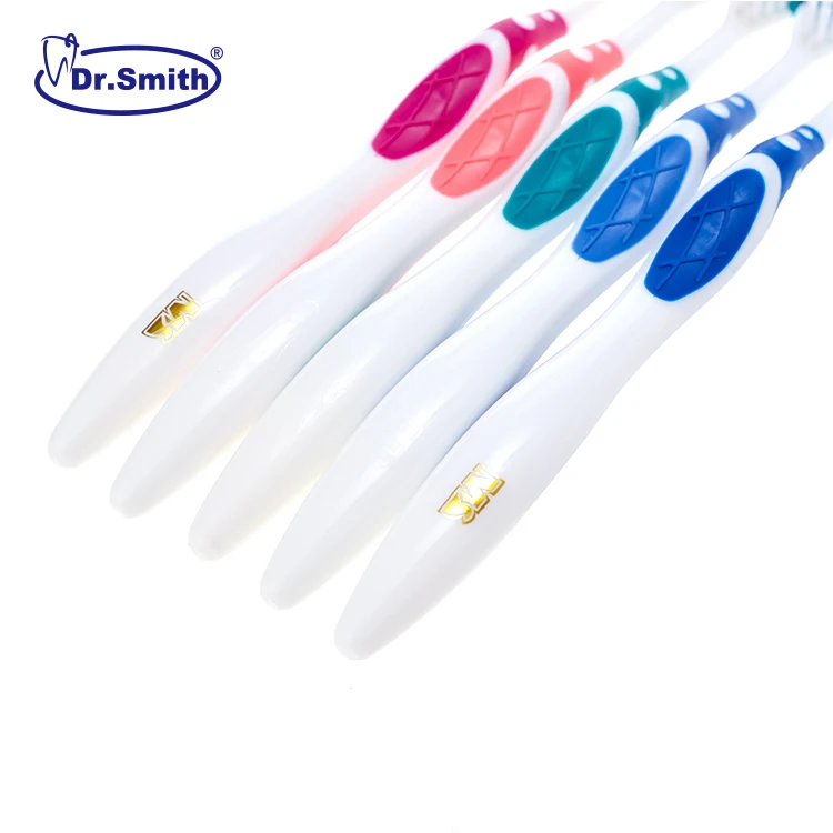 Adult Soft Nylon Bristle Toothbrush for Teeth Cleaning CE ISO Certified Home Use