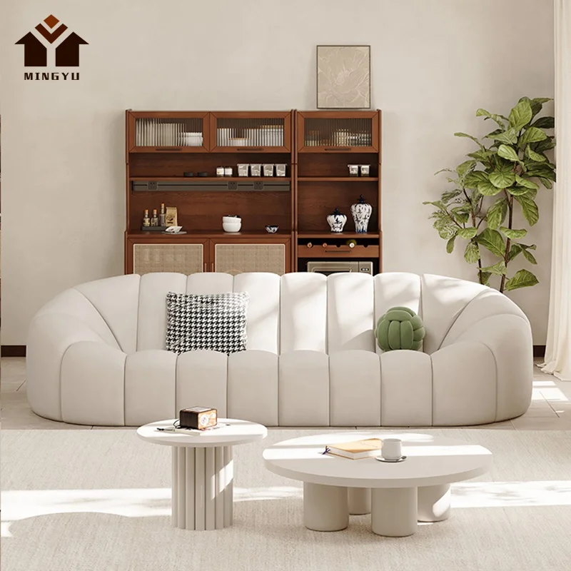 Custom Size OEM ODM French Style Floor Sofa Lounge Couch Beauty Salon Easily Maintained Loveseats Sofas Living Room Furniture