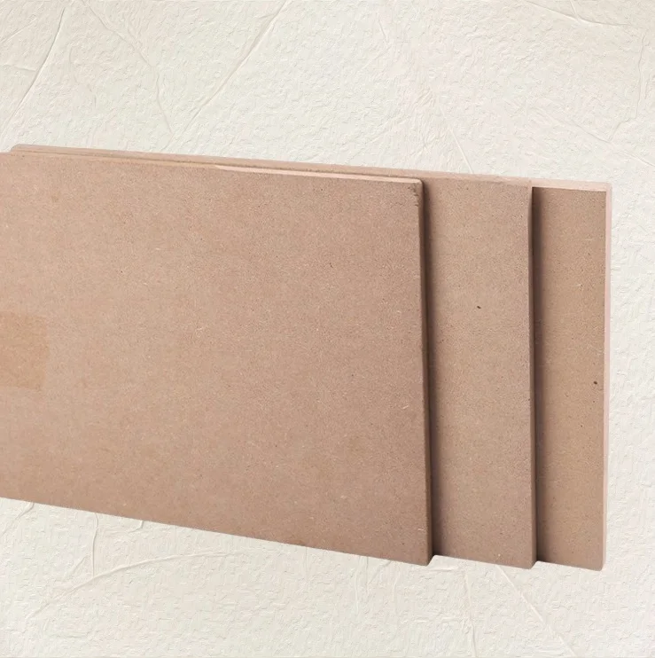 Eco Friendly Recyclable Double Sided  Fiberboard Durable Melamine Mdf Faced Board