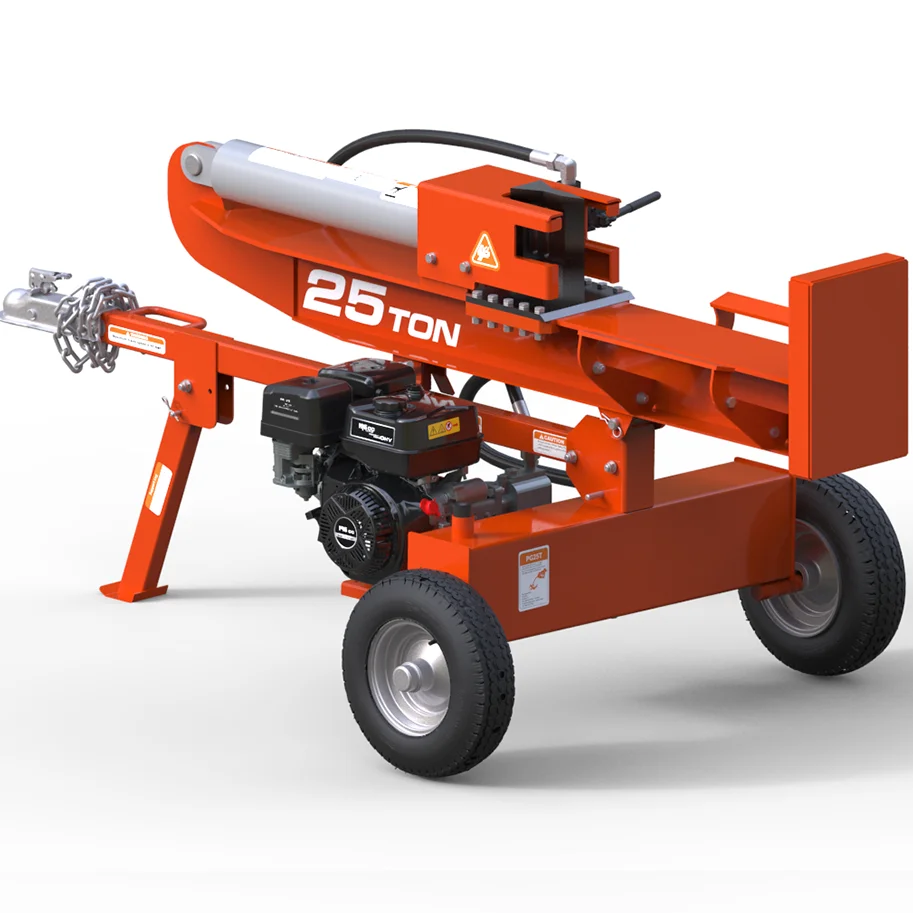 
OEM Manufacturer 25 Ton Forest Machine wood log splitter for wood Gasoline Engine 