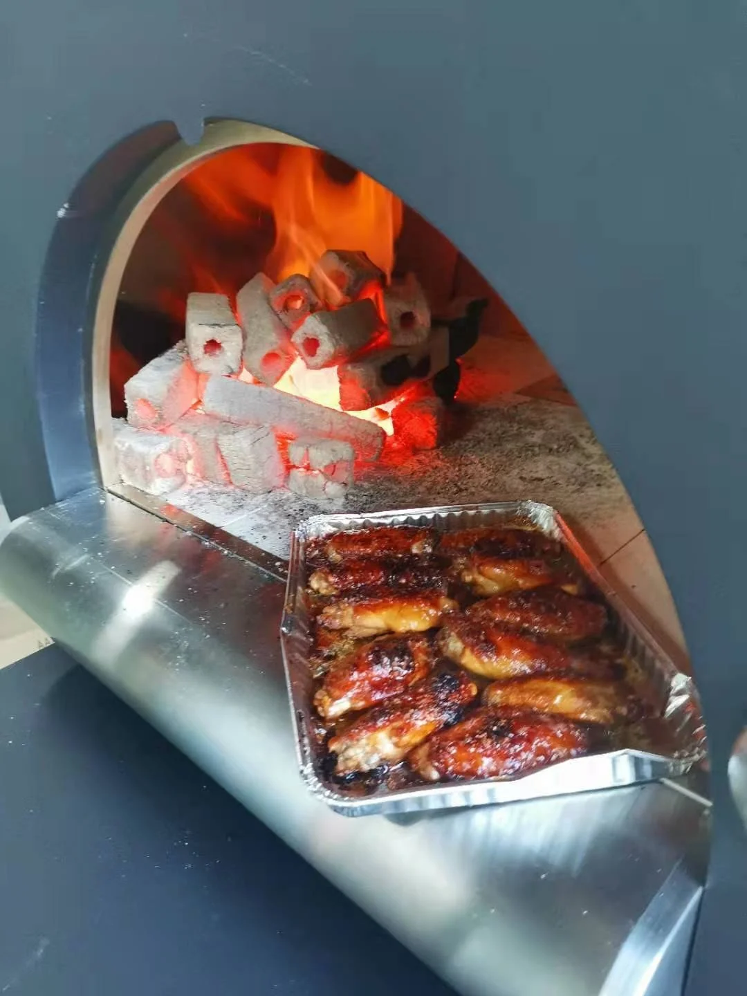 Table-top free-stand pizza oven outdoor waterproof pizza oven Big size wood fired pizza oven