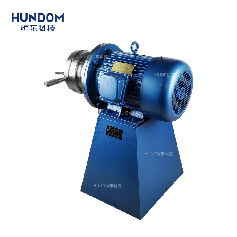 Customized soybean milk almond milk horizontal colloid mill grinding machine with pipeline