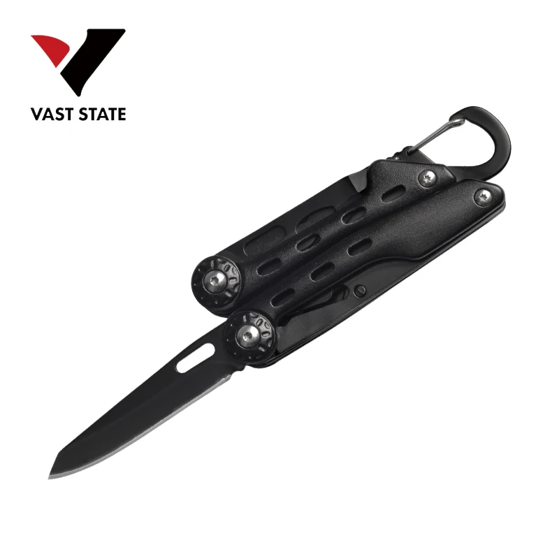
Amazon Hot Sell Black multi functional tool carabiner style pliers hand tool 