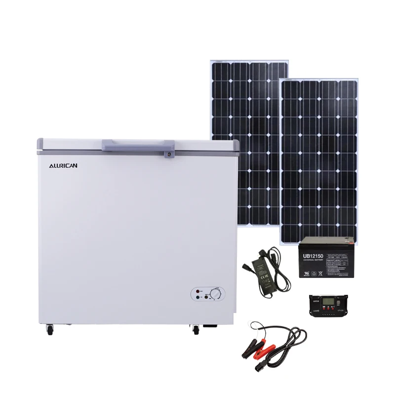 Battery/Solar Panel/Electric Optional Deep Chest Freezer 209L