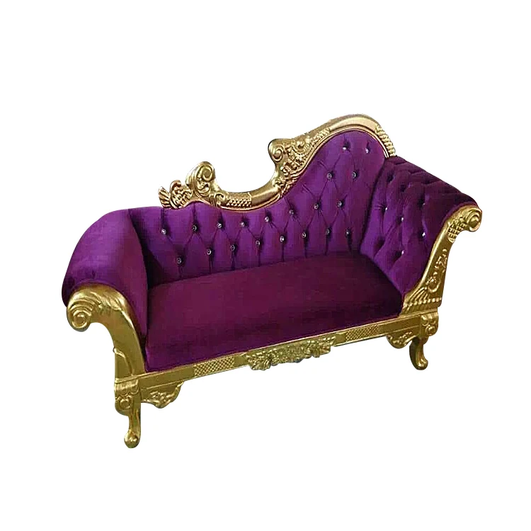 High quality 2 seat luxury beauty salon spa tufted spa sofa for waiting