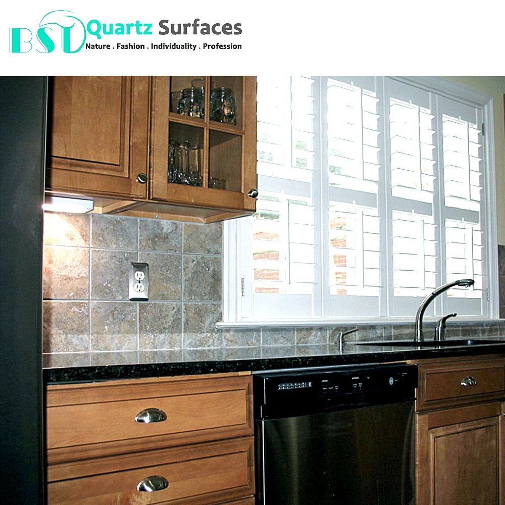 Granite Looking Artificial Quartz Slab Countertops Grey 49 Kitchen Island Crater and Stone Modern Worktop Kitchen Price Natural