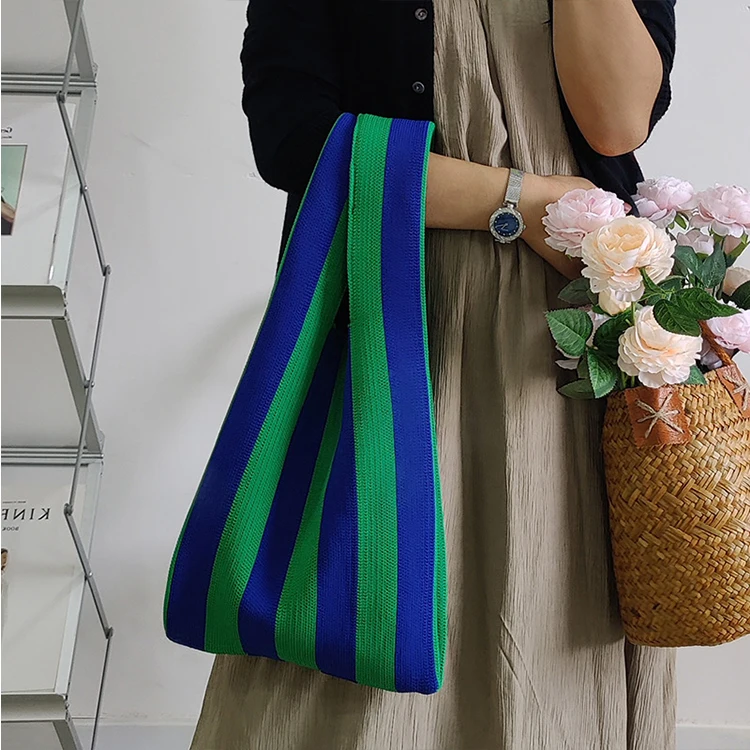 Fashion ladies crochet handbags knitted handbags women hand bag ladies shopping bags tote bags