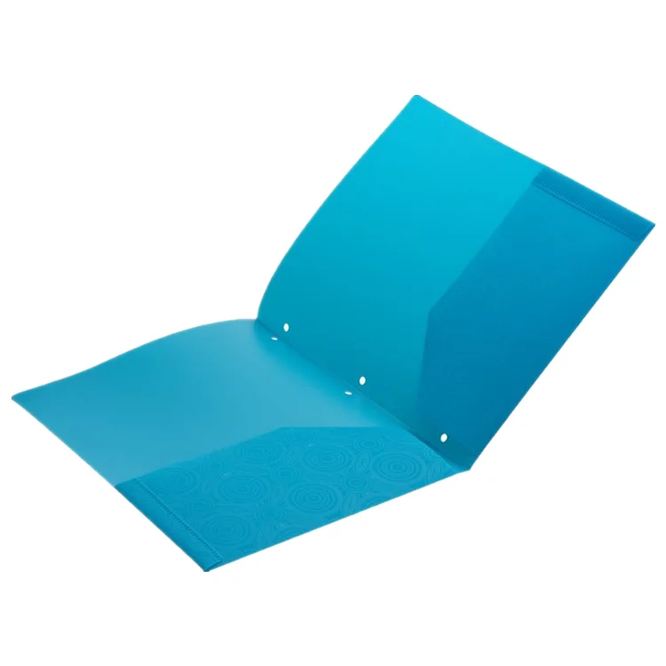 wholesale factory export prong file  folder with two pocket customized written board file folder