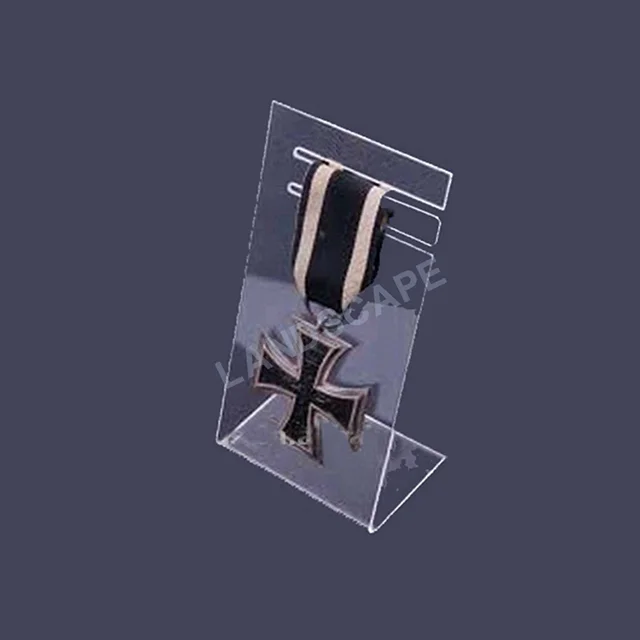 Custom made PDQ acrylic medal expositor countertop display stand