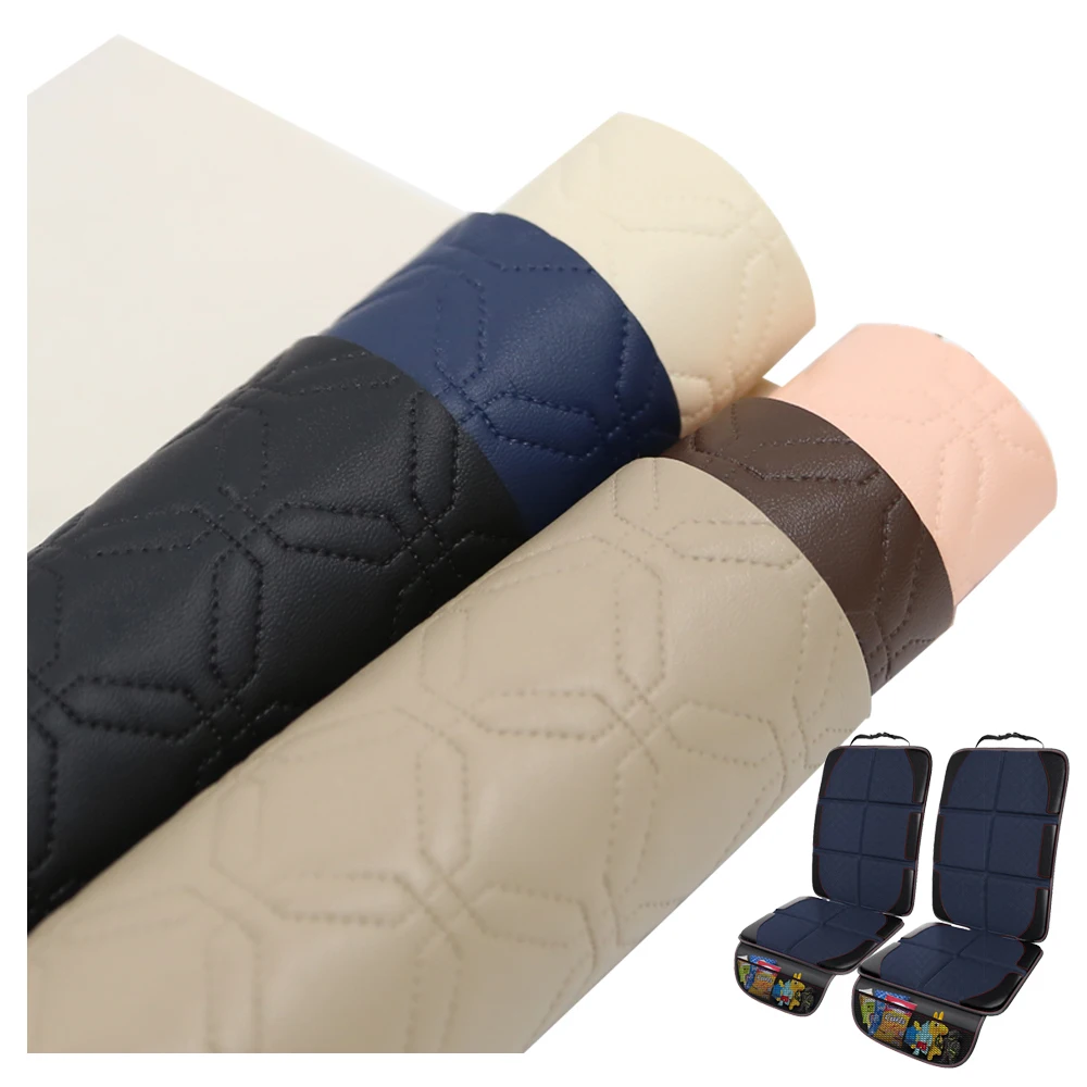 Upholstery Sofa Printed Vinyl Fabric Faux Synthetic Artificial PVC Leather For Car Seat Cover