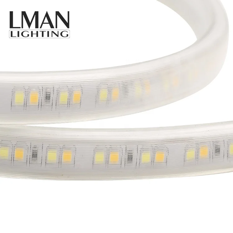 OEM ODM Factory горячая Распродажа двухцветная наружная Водонепроницаемая IP65 SMD 5050 110V 220V светодиодная лента