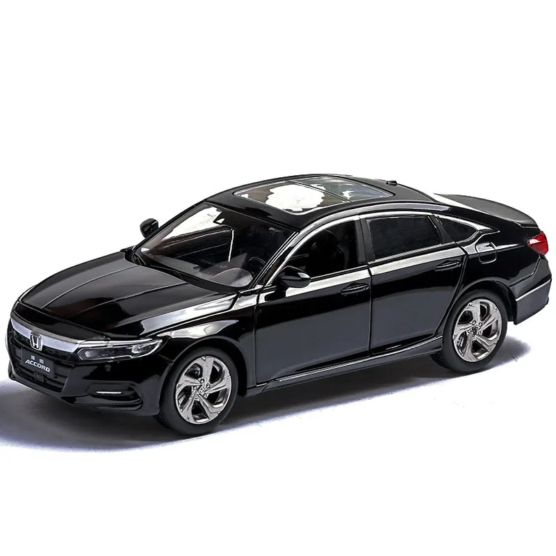  Коллекционная модель автомобиля 2020 высокого качества Honda Accord Alloy 1:32 для подсветки