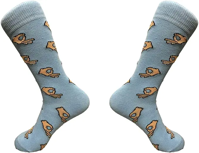 Circle Game Meme Dress Socks Funny Socks Crazy SocksCotton Crew Socks