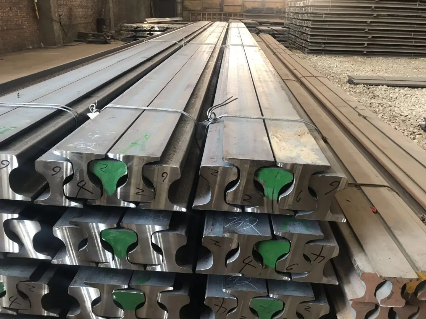 Steel Railway Track 8-30 Kg Heavy Rail for Mining Industry From China